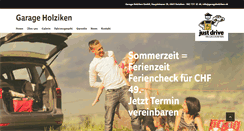 Desktop Screenshot of garageholziken.ch